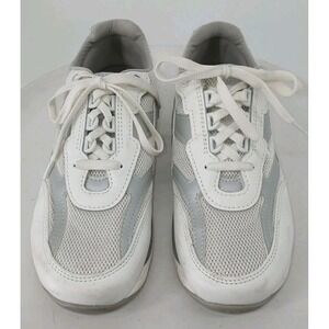 SAS Shoes White Gray Sneakers Walking Athletic Womens Size 8.5 Made In USA C134